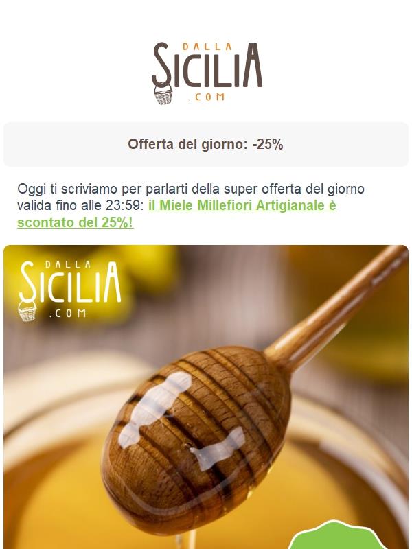 🍯 OFFERTA DEL GIORNO: -25% sul Miele Millefiori Artigianale 🍯 [SCORTE LIMITATE]