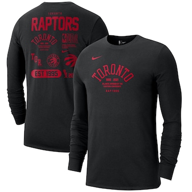 Toronto Raptors Nike Practice LS T-Shirt - Uomo