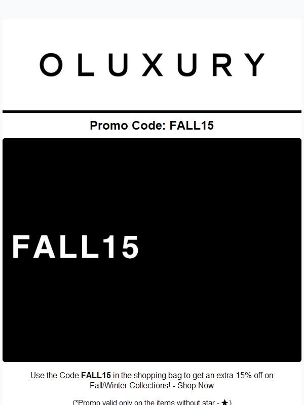Fall is here, Use promo code FALL15 and choose between your favorite items for this Season | Shop Now