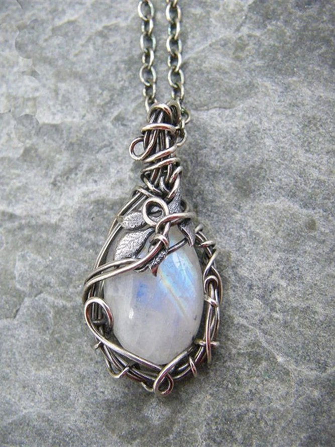     Vintage Moonstone Necklac...