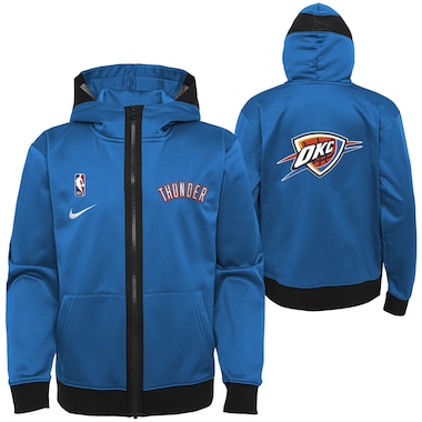 Oklahoma City Thunder Nike Thermaflex Showtime Felpa con cappuccio chiusura zip intera- Giovani