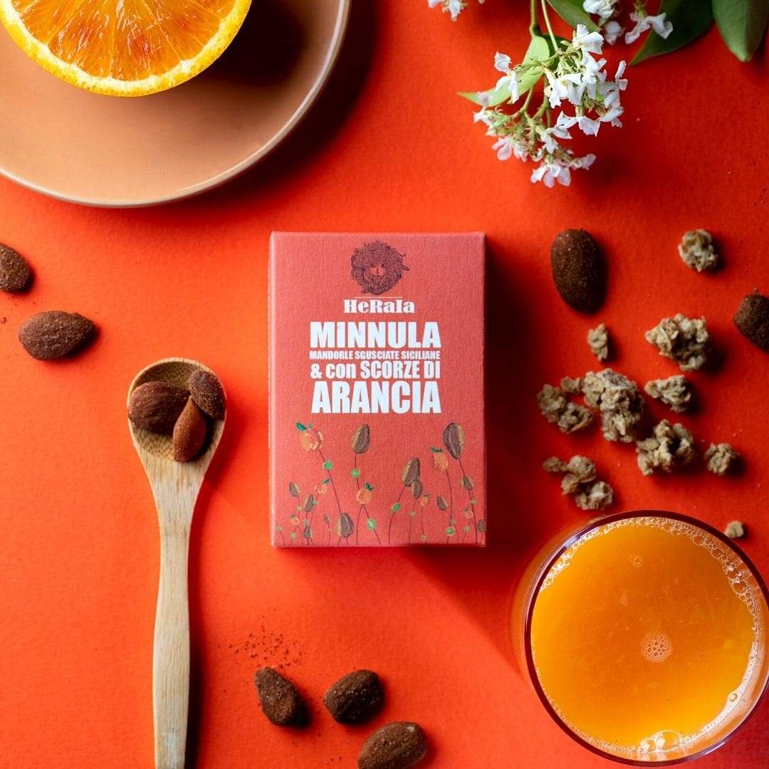 Image of Mandorle con Scorze di Arancia - 5 Confezioni da 60 g