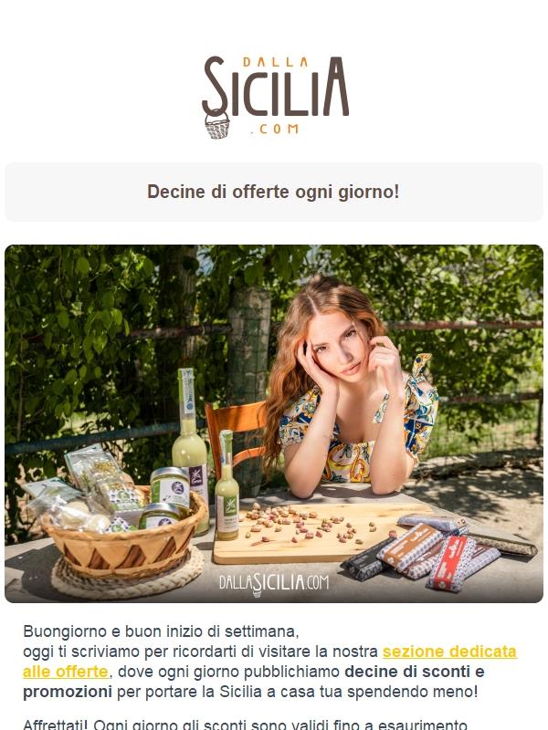 Inizia la settimana col piede giusto! 😉 Prodotti Tipici Siciliani Scontati fino al 25%! 💣