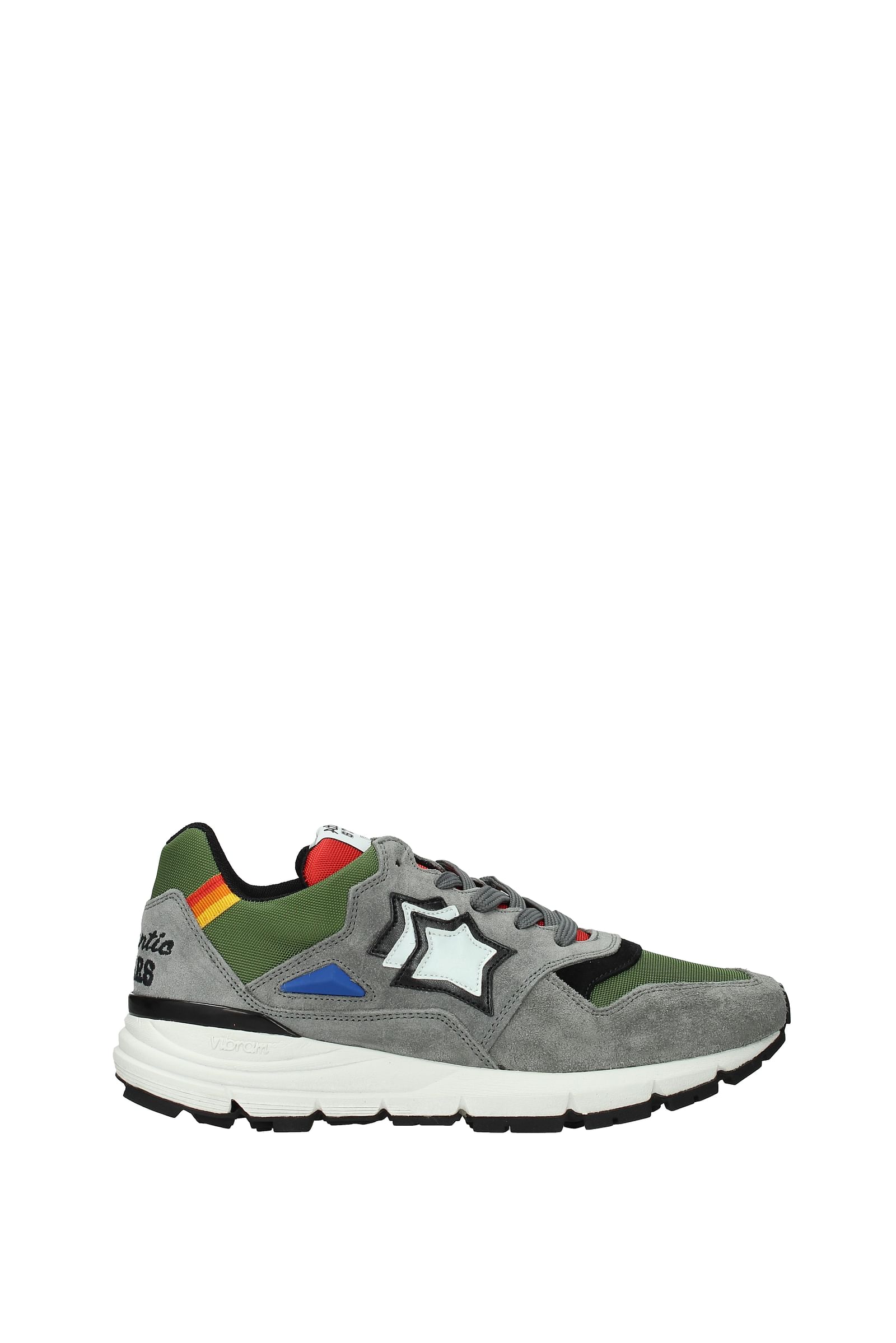 Atlantic Stars Sneakers polaris Men Fabric  Green Cement