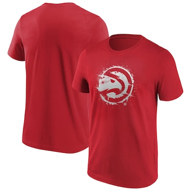 T-shirt con grafica splatter firmata Atlanta Hawks Fanatics - Uomo