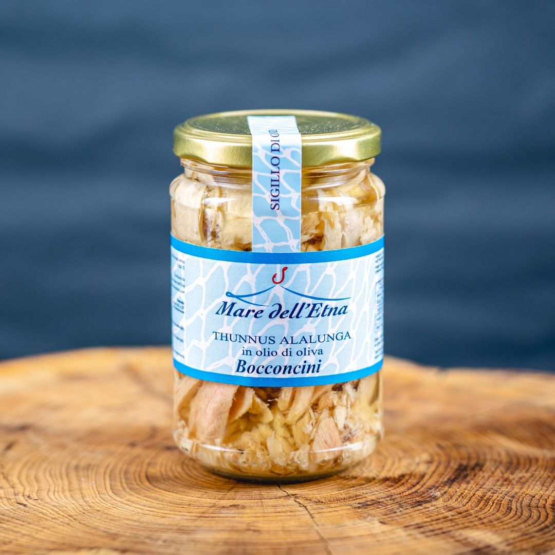 Bocconcini di Tonno Alalunga in Olio di Oliva - Vasetto in Vetro