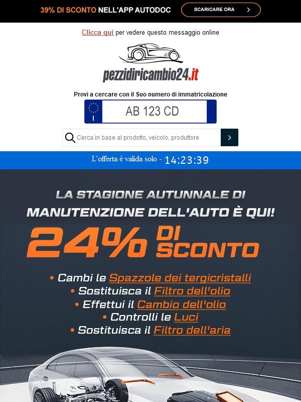 🛒 Faccia in fretta 🏃 Approfitti del ❗24%❗ di sconto fino alle 23:59