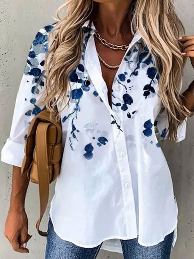 Holiday Floral-Print Shirts &...