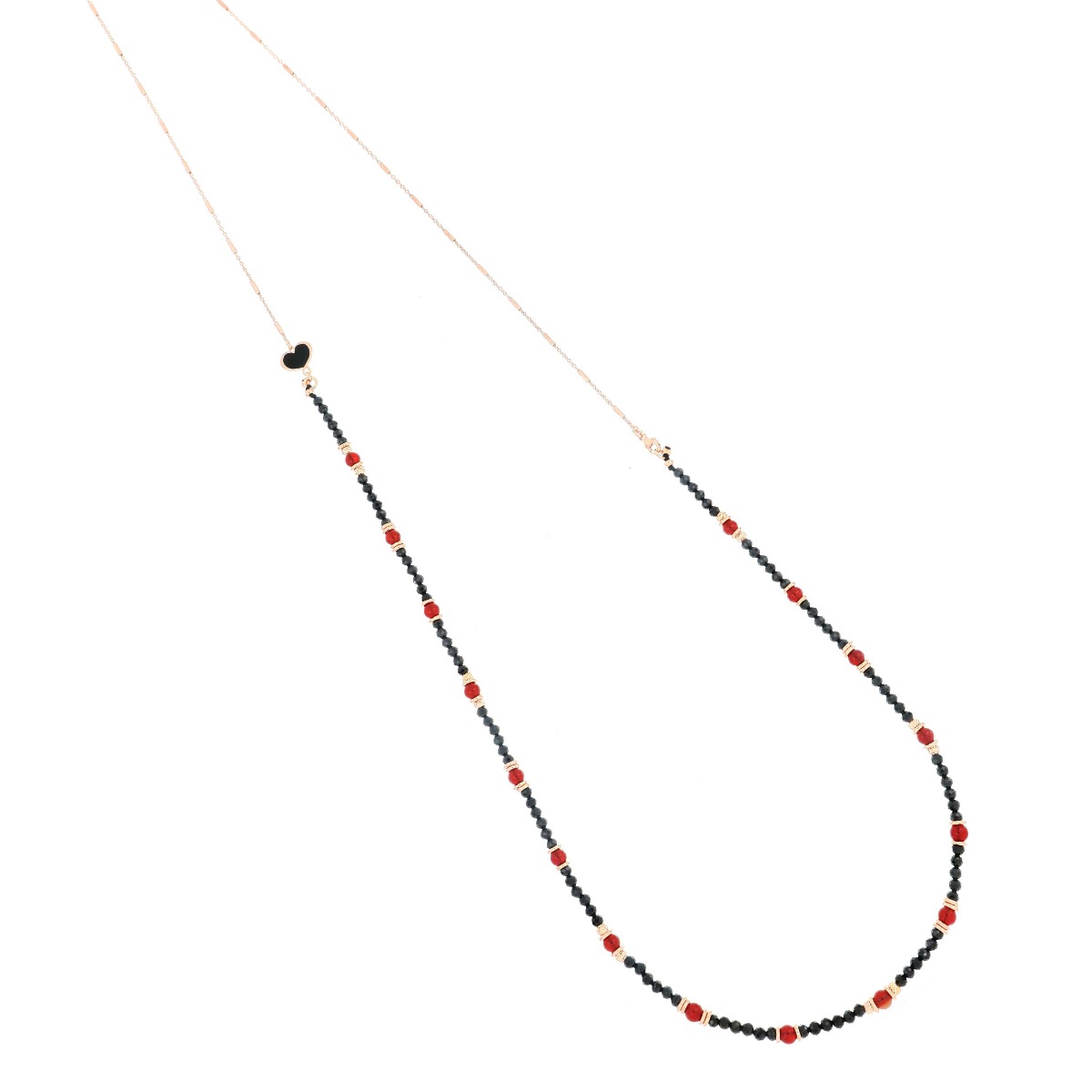 COLLANA  PIETRE DI SPINELLO E CORNIOLA