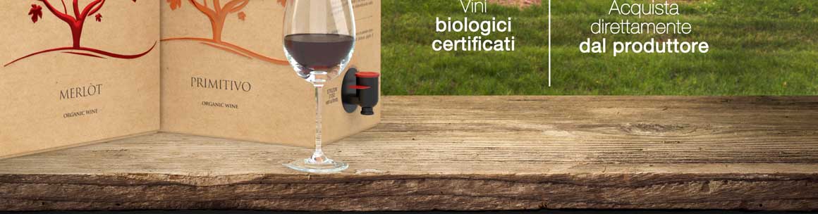 Vini biologici certificati | Acquista direttamente  dal produttore