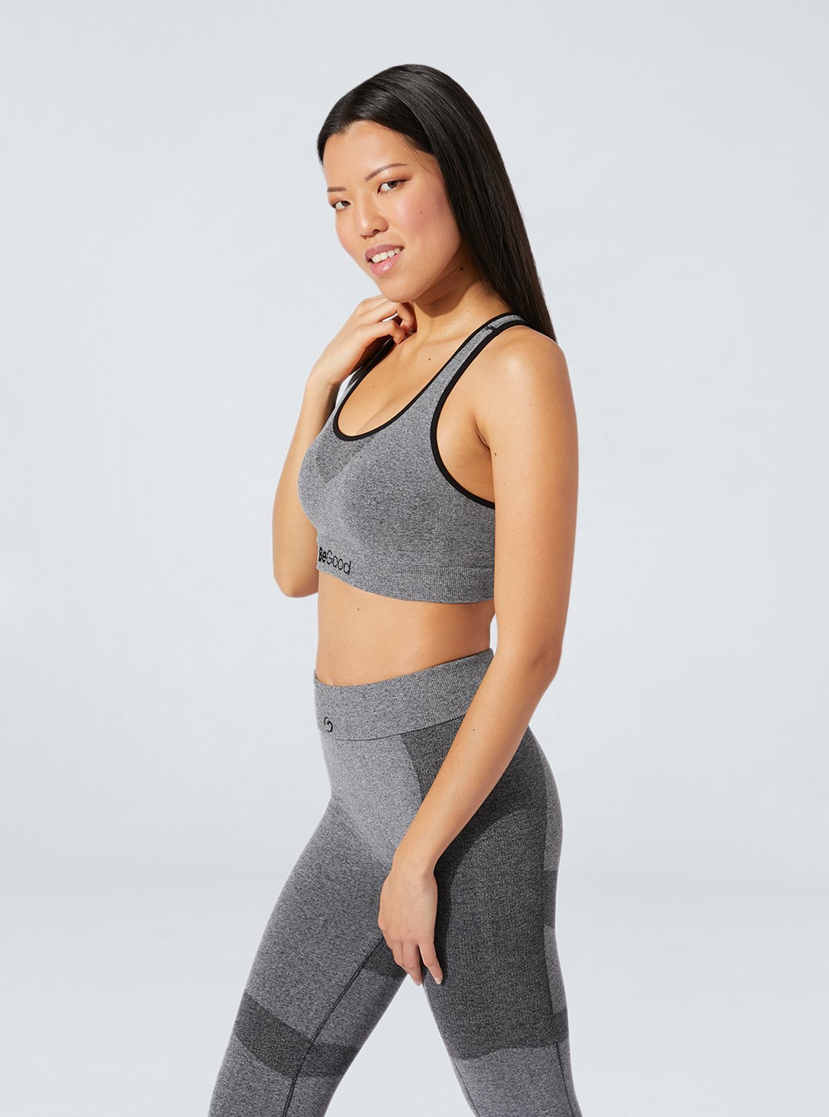 Top Melange Grigio Scuro