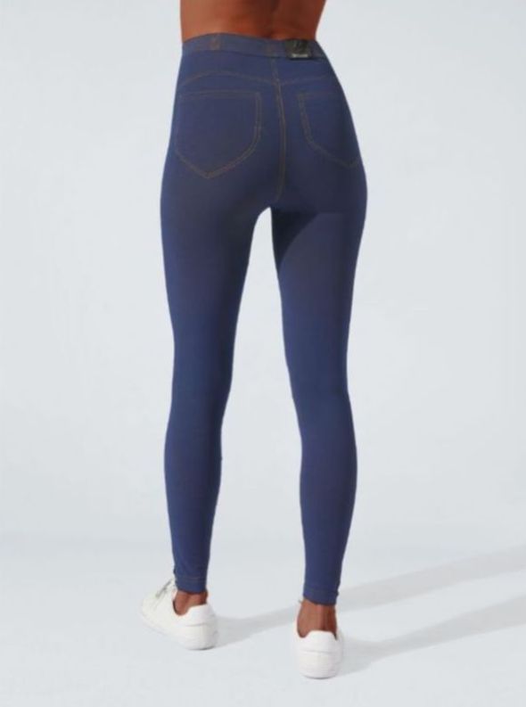 Jegging Push Up Blu