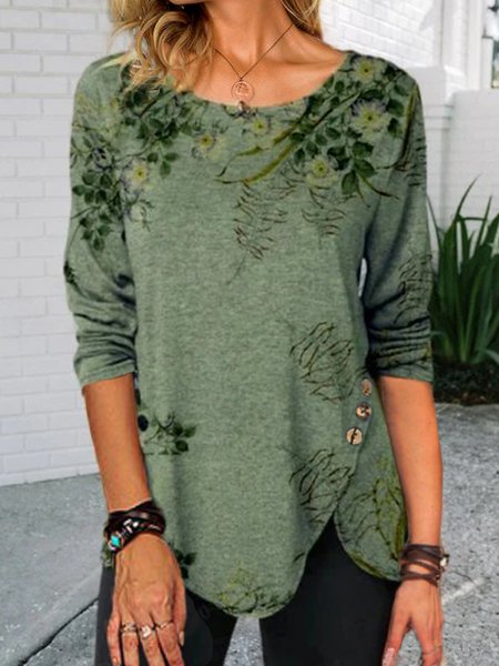 Sleeve Tops With Irregular Bo...