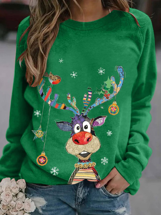 Holiday Shift Casual Sweatshi...