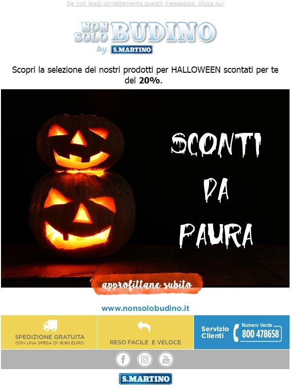 🎃 Sconti da paura 🎃