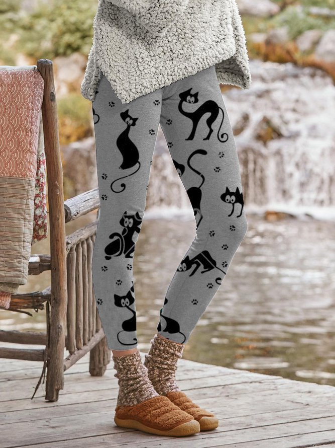 Printed Long Sleeve Casual Pa...