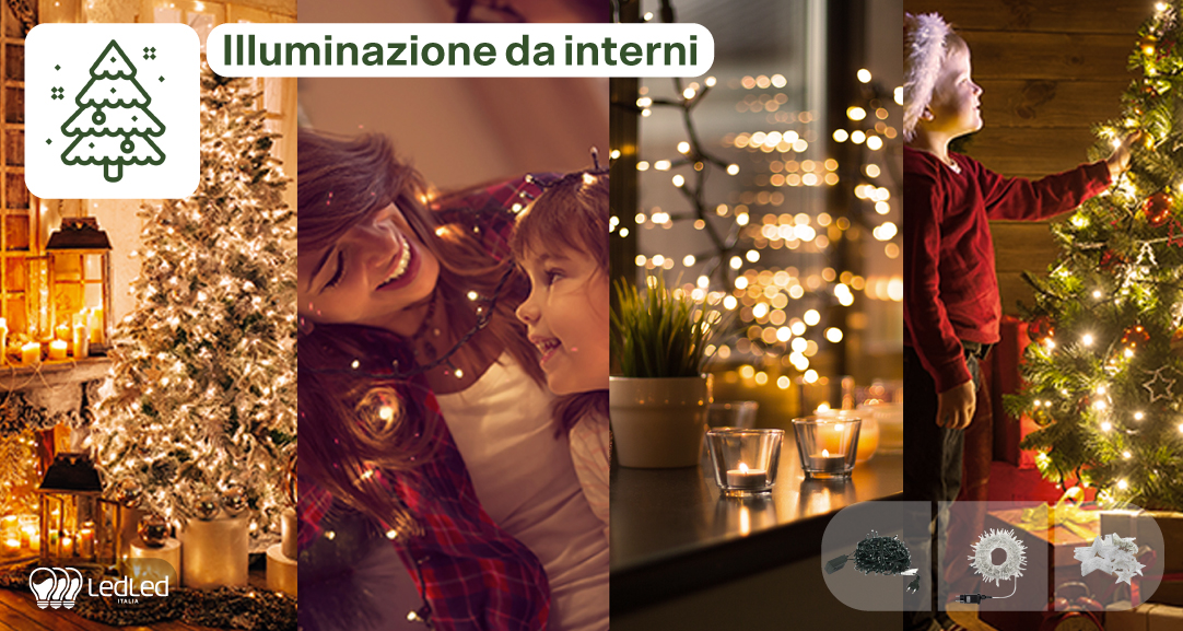 illuminazioni natalizie per interni