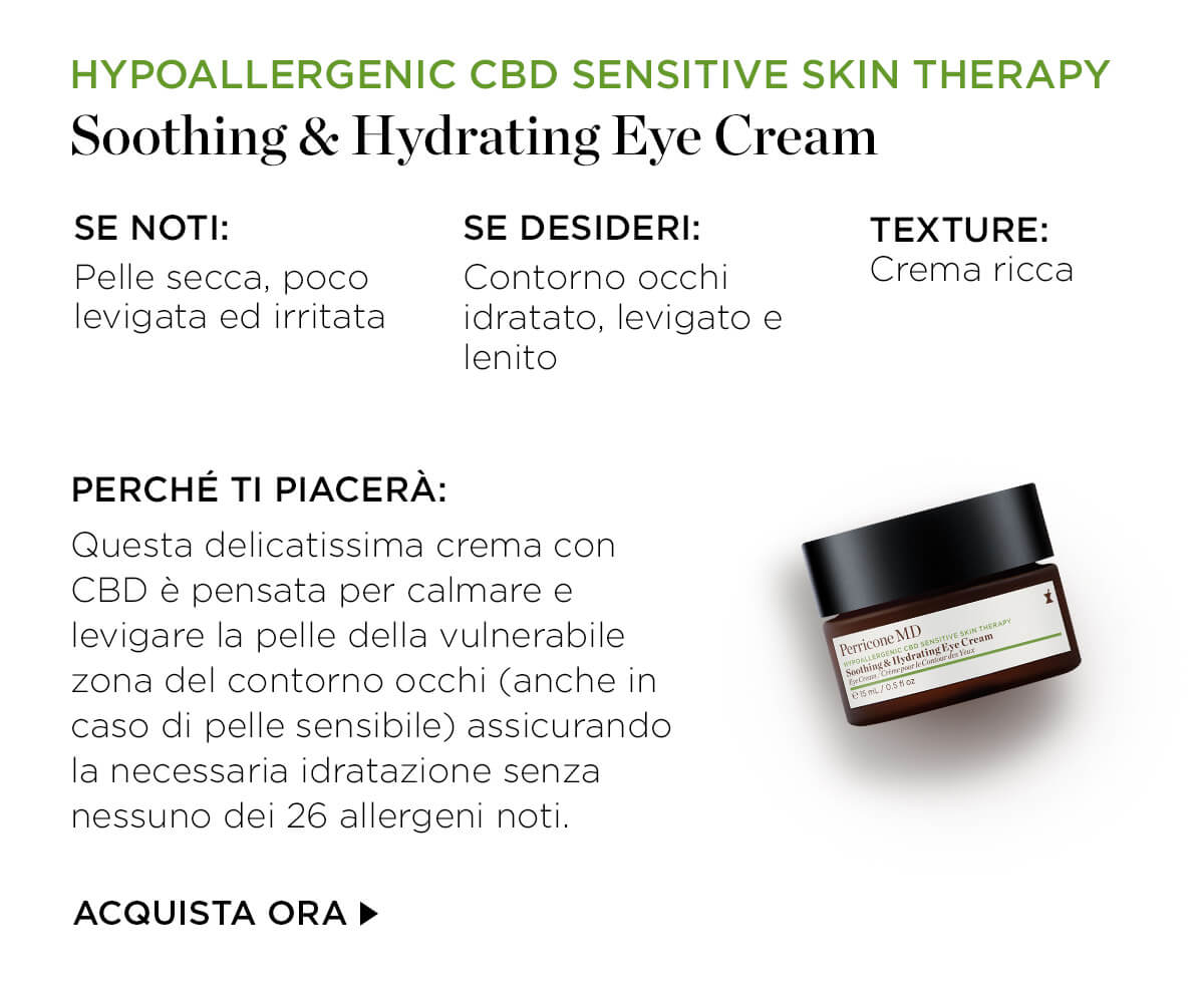 HYPOALLERGENIC CBD SOOTHING & HYDRATING EYE CREAM