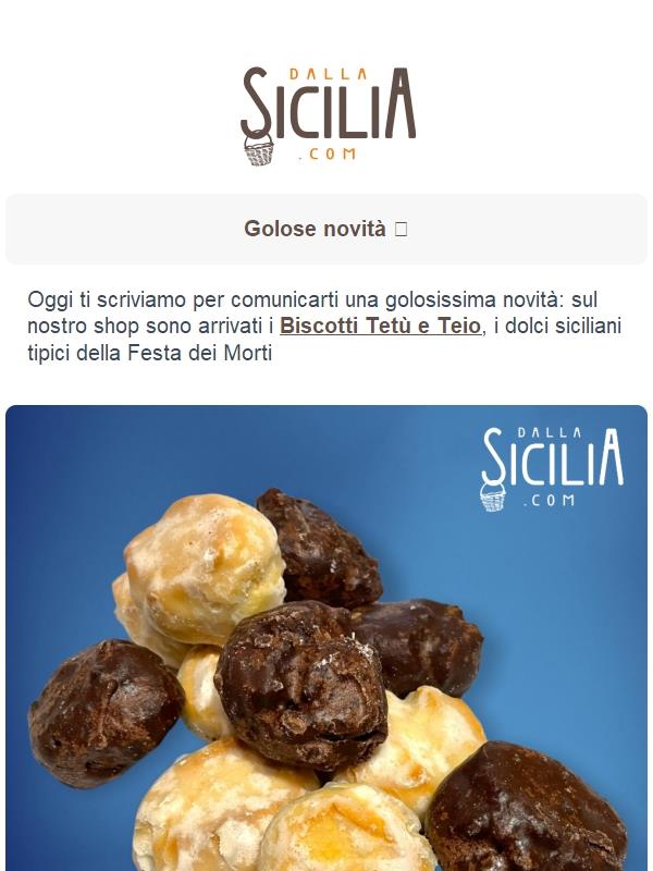 😋 GOLOSE NOVITÀ: ora disponibili i Dolci Siciliani dei Morti! 😋
