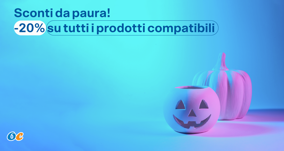 halloween: sconto 20% su compatibili