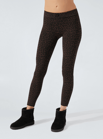 Legging animalier maculato