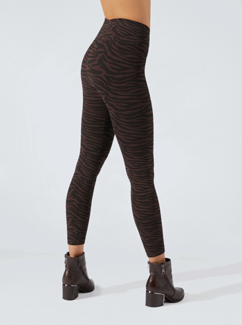 Legging animalier zebrato