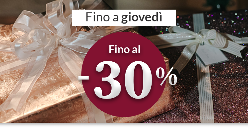 Banner 30% regali Banner 30% regali