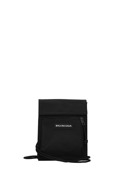 Balenciaga Borse a Tracolla Uomo Tessuto Nero