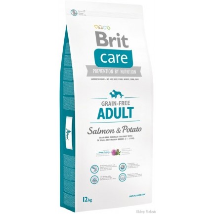 Brit Care Grain Free Adult Salmone e Patate per Cani