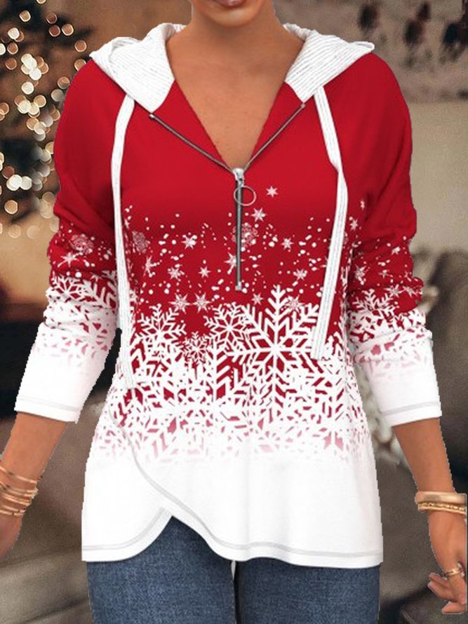Crew Neck Casual Loosen Sweat...