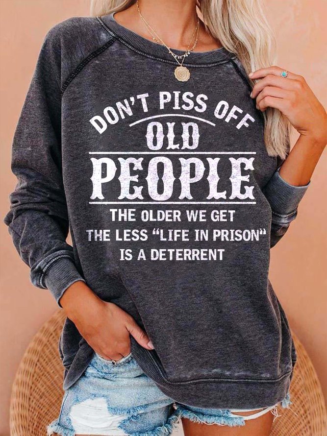 People Women's long sleeve sw...