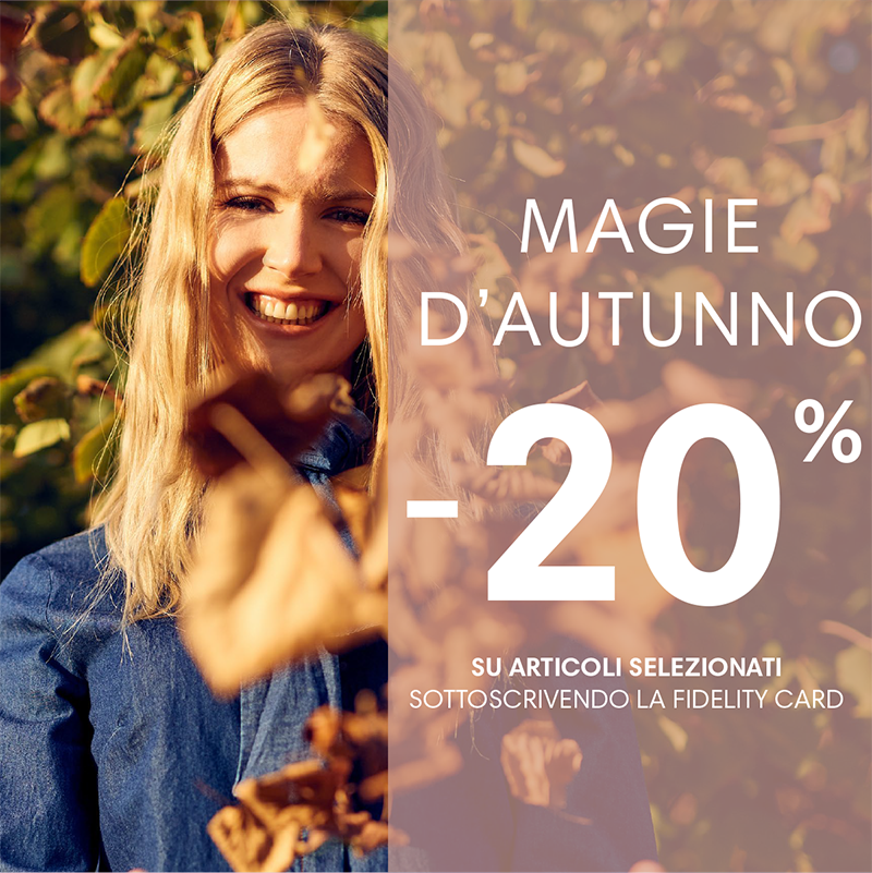 Magie d'Autunno -20% su articoli selezionati