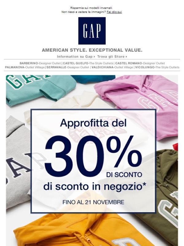 30% di sconto sui must-have invernali