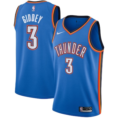 Oklahoma City Thunder Nike Swingman Jersey - Blue - Josh Giddey - Youth - Icon Edition