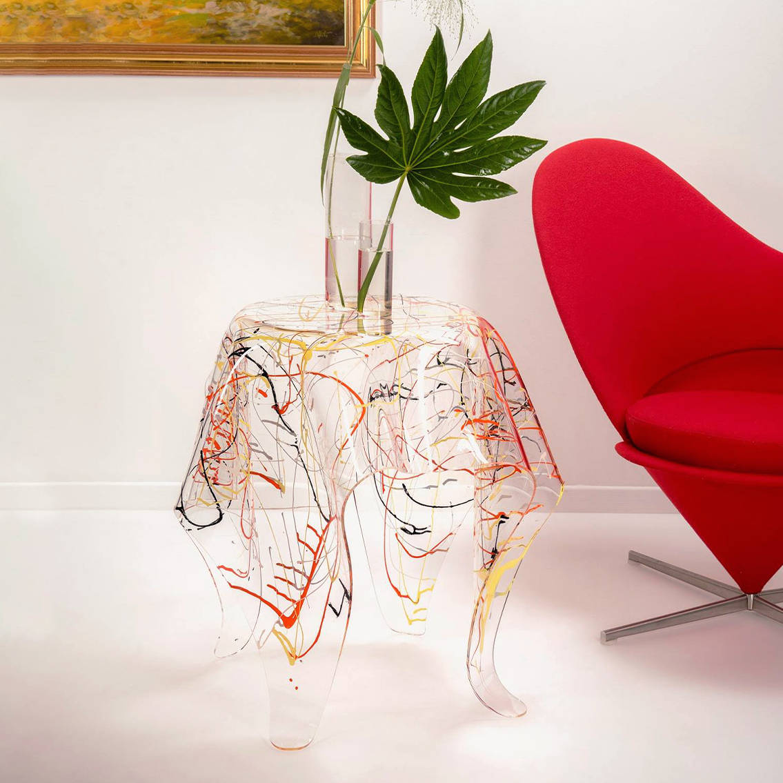 Iplex arredamento in plexiglas trasparente.