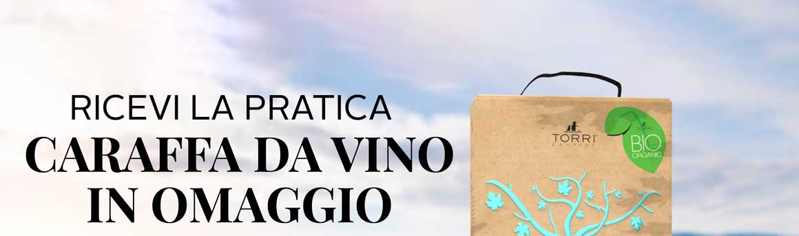 Ricevi la pratica Caraffa da Vino in OMAGGIO
