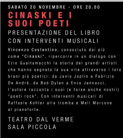 CINASKI E I SUOI POETI