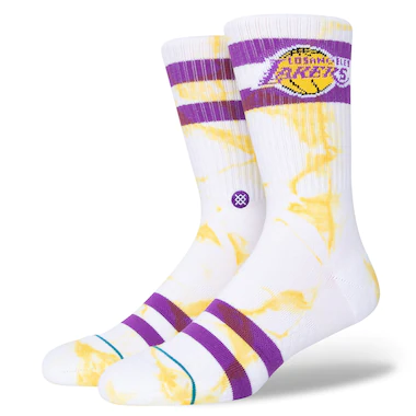 Calzini tinti di posizione dei Los Angeles Lakers