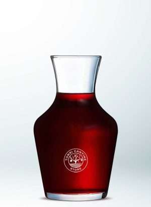 Caraffa in vetro personalizzata Torri Cantine Store