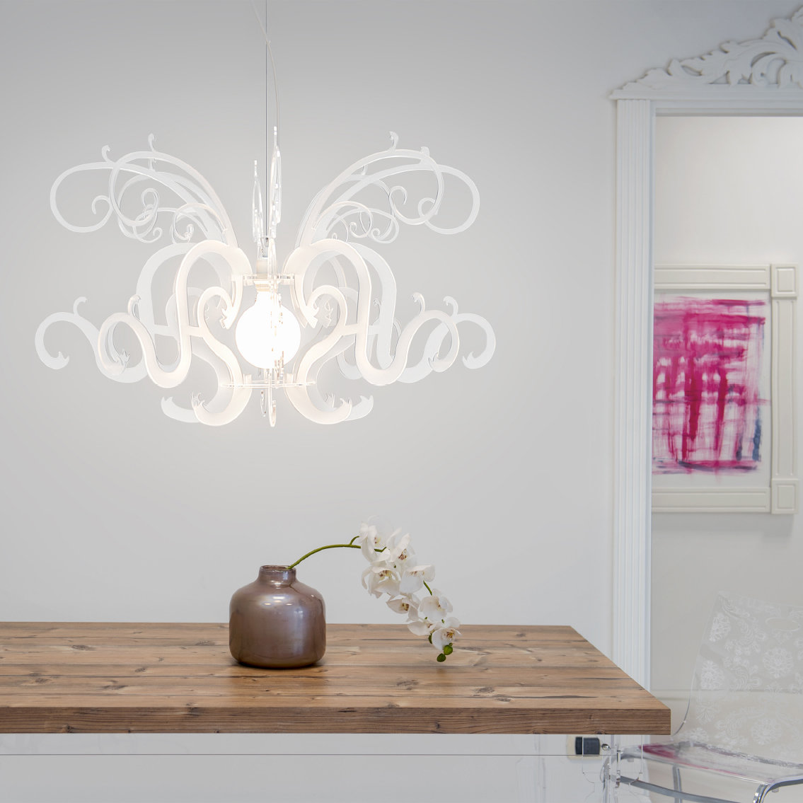 Iplex arredamento in plexiglas trasparente.