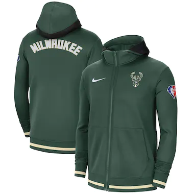 Milwaukee Bucks Nike Thermaflex Hoodie - Mens