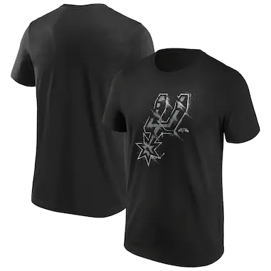 T-shirt con grafica splatter dei San Antonio Spurs Fanatics - Uomo