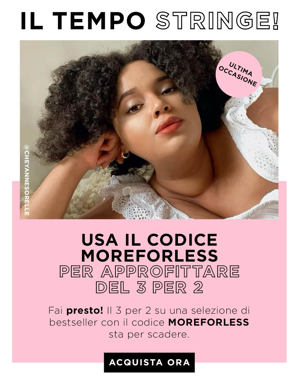 Ultima Occasione per affrofittare del 3 per 2