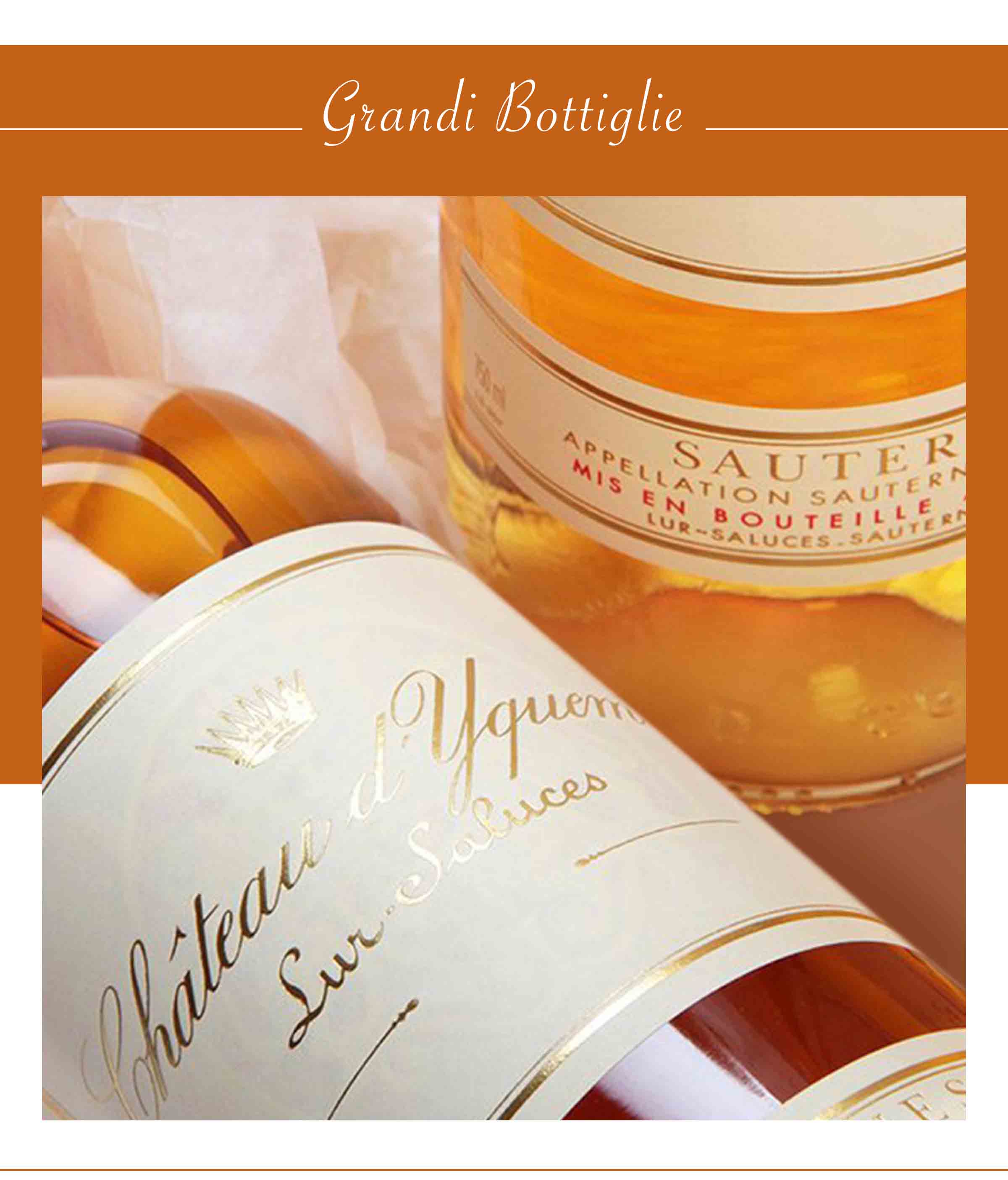 Grandi Bottiglie vini pregiati