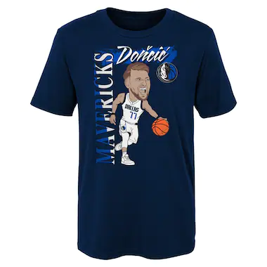 T-shirt caricatura giocatore Nike Dallas Mavericks - Bambini