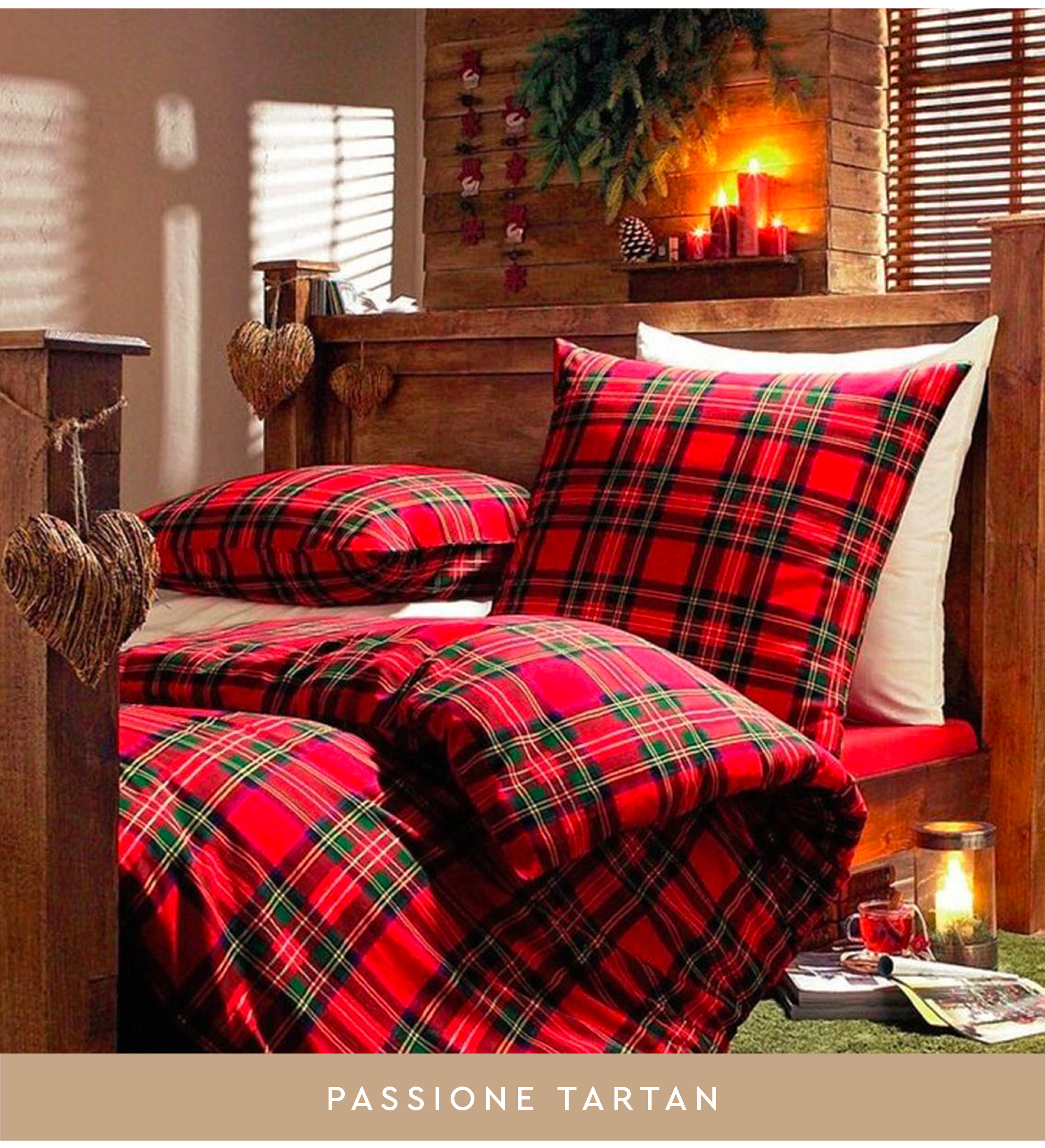 Passione Tartan biancheria per la casa.