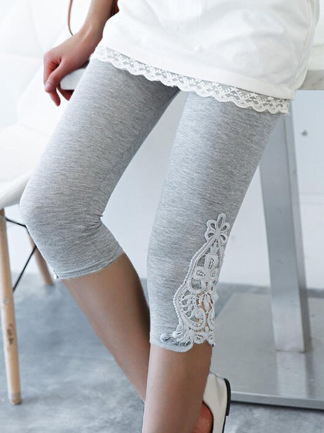 Plus Size Casual Leggings Pan...