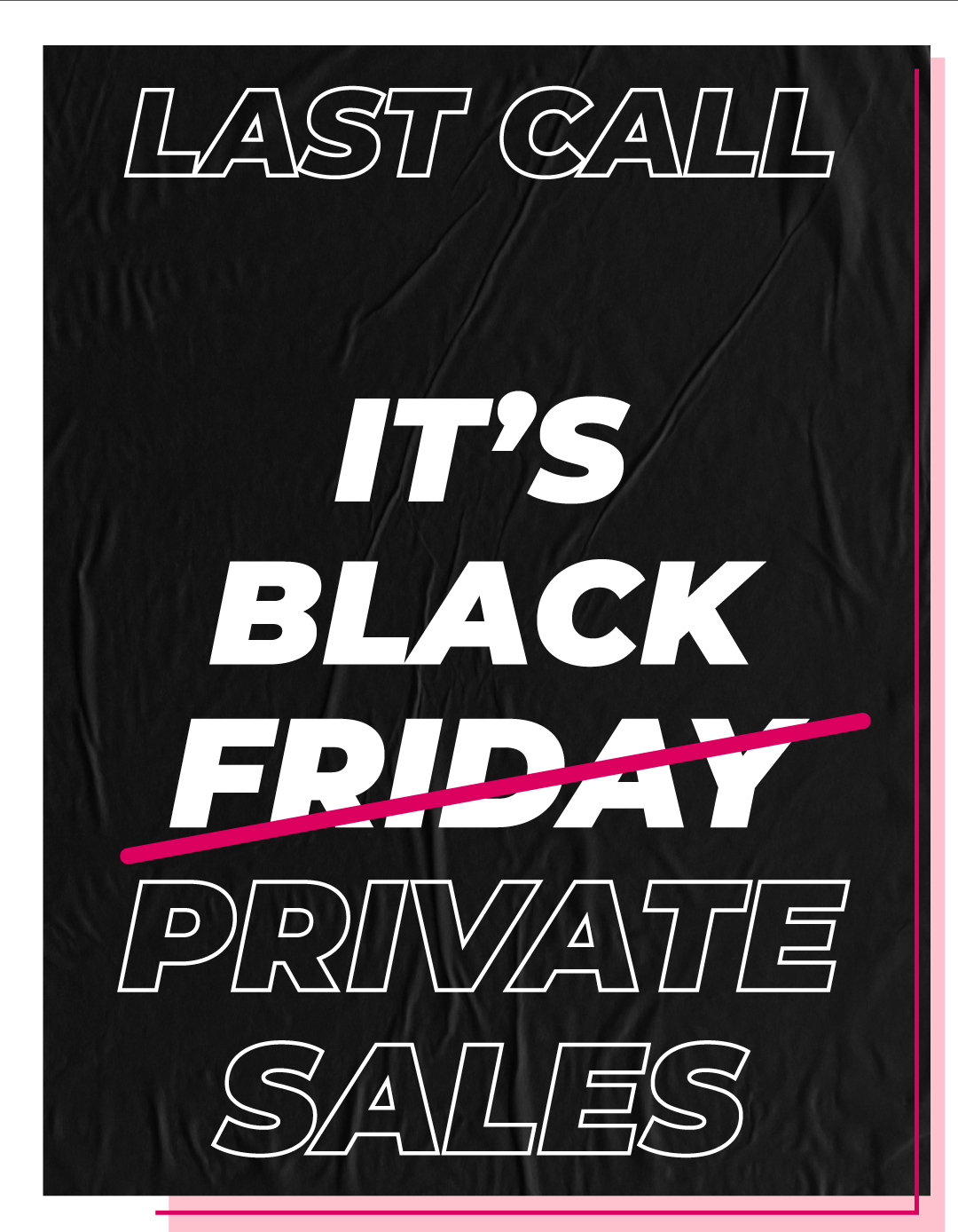 Private Black Sales