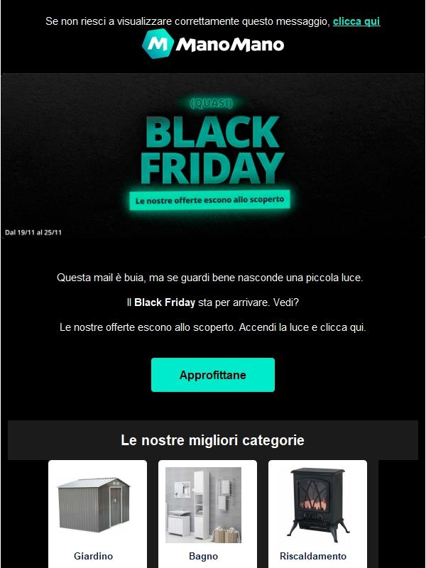 Il Quasi Black Friday sta arrivando: è ora di accendere la luce!