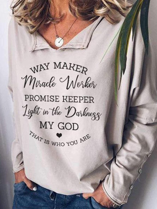 Cotton-Blend Long Sleeve Shir...